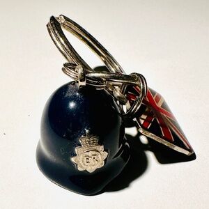 Harrods of London Policeman's Cap Keyring Charm-